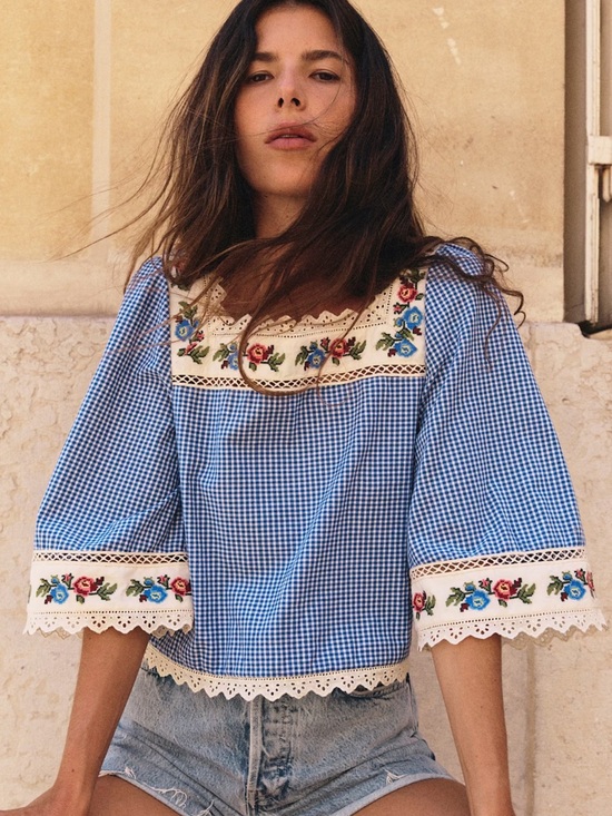 Sezane Tops - Sezane Lya Blouse